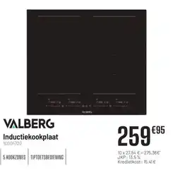 Electro Depot Valberg inductiekookplaat aanbieding
