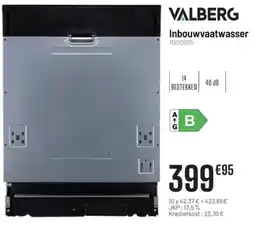 Electro Depot Inbouwvaatwasser valberg aanbieding