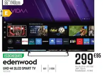Electro Depot edenwood uhd 4k qled smart tv aanbieding