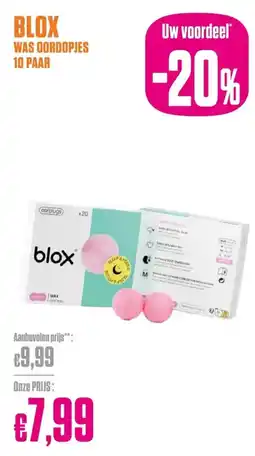 Medi Market blox was oordopjes aanbieding