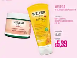 Medi Market weleda baby calendula shampoo & douche crème aanbieding