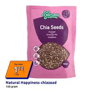 Action Natural Happiness chiazaad aanbieding