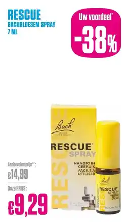 Medi Market Rescue bachbloesem spray aanbieding