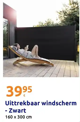 Action Uittrekbaar windscherm aanbieding