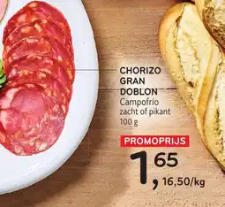 Alvo Chorizo gran doblon aanbieding