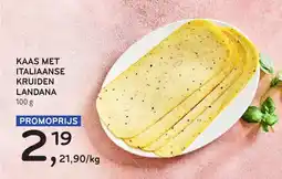 Alvo Kaas met Italiaanse kruiden landana aanbieding