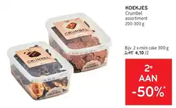Alvo Koekjes crumbel aanbieding