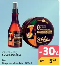 Di Droge zonnebrandolie aanbieding