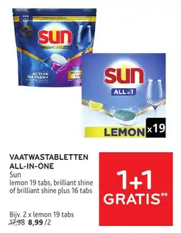 Alvo Vaatwastabletten all-in-one sun aanbieding