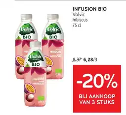 Alvo Infusion bio volvic hibiscus aanbieding