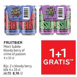 Alvo Fruitbier mort subite aanbieding