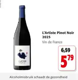 Colruyt L'artiste pinot noir aanbieding