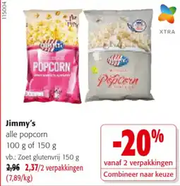 Colruyt Jimmy's popcorn aanbieding