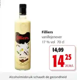 Colruyt Filliers vanillejenever aanbieding
