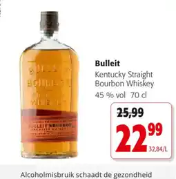 Colruyt Bulleit Kentucky Straight Bourbon Whiskey aanbieding