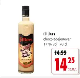 Colruyt Filliers chocoladejenever aanbieding