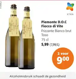 Colruyt Piemonte d.o.c fiocco di vite aanbieding