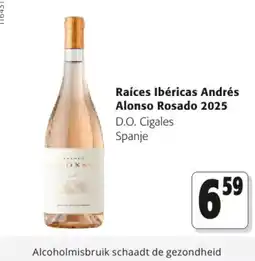Colruyt Raíces Ibéricas Andrés Alonso Rosado 2025 aanbieding