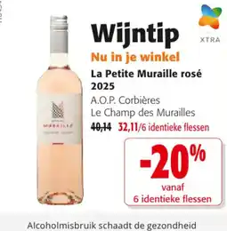 Colruyt La Petite Muraille rosé aanbieding