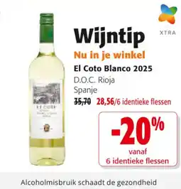 Colruyt Wijntip El Coto Blanco 2025 aanbieding