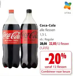 Colruyt Coca-Cola alle flessen aanbieding