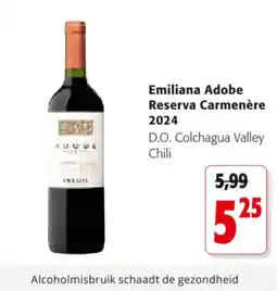 Colruyt emiliana adobe reserva carmenere aanbieding