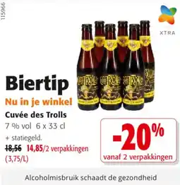 Colruyt Biertip Cuvée des Trolls aanbieding
