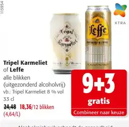 Colruyt Tripel karmeliet of leffe aanbieding