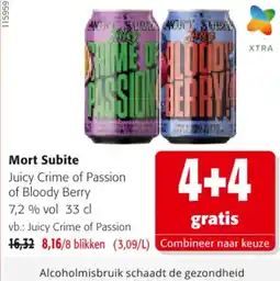 Colruyt Mort Subite Juicy Crime of Passion of Bloody Berry aanbieding
