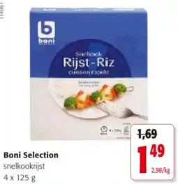 Colruyt Boni Selection snelkookrijst aanbieding