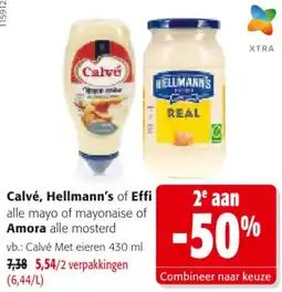 Colruyt Calvé, Hellmann's of Effi mayo aanbieding