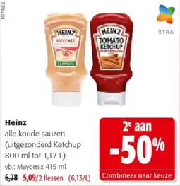 Colruyt Heinz alle koude sauzen aanbieding