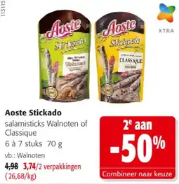 Colruyt Aoste stickado aanbieding