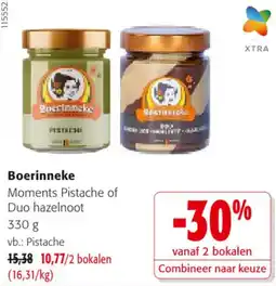 Colruyt Boerinneke Moments Pistache of Duo hazelnoot aanbieding