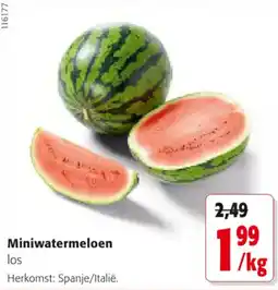 Colruyt Miniwatermeloen aanbieding