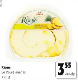 Colruyt Rians le roulé ananas aanbieding