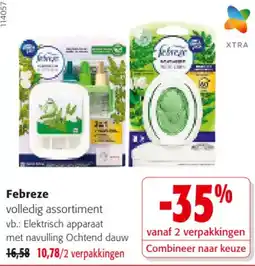 Colruyt Febreze volledig assortiment aanbieding