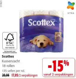 Colruyt Scottex kussenzacht aanbieding