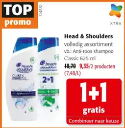 Colruyt Head & Shoulders volledig assortiment aanbieding
