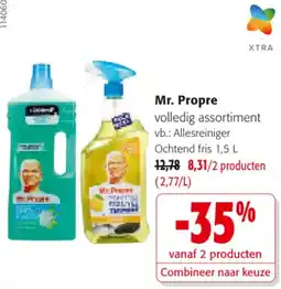Colruyt Mr. Propre volledig assortiment aanbieding