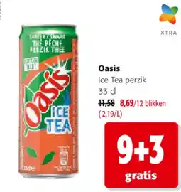 Colruyt Oasis ice tea perzik aanbieding