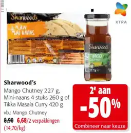 Colruyt Sharwood's mango chutney aanbieding