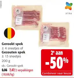 Colruyt Gerookt spek aanbieding