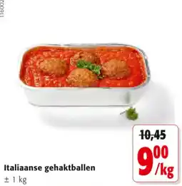 Colruyt Italiaanse gehaktballen aanbieding