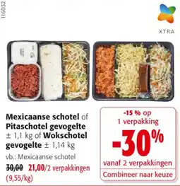 Colruyt Mexicaanse schotel of Pitaschotel gevogelte aanbieding