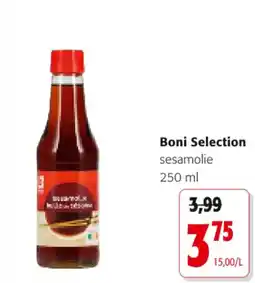 Colruyt Boni Selection sesamolie aanbieding