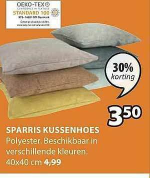 Jysk Sparris Kussenhoes aanbieding