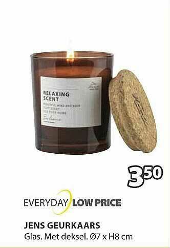 Jysk Jens Geurkaars aanbieding