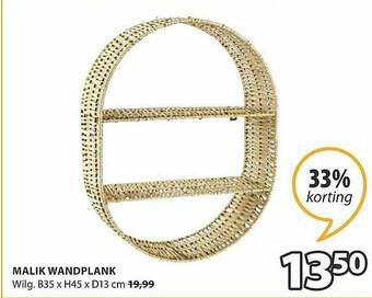 Jysk Malik Wandplank aanbieding