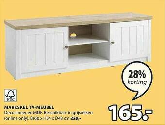 Jysk Markskel Tv Meubel aanbieding